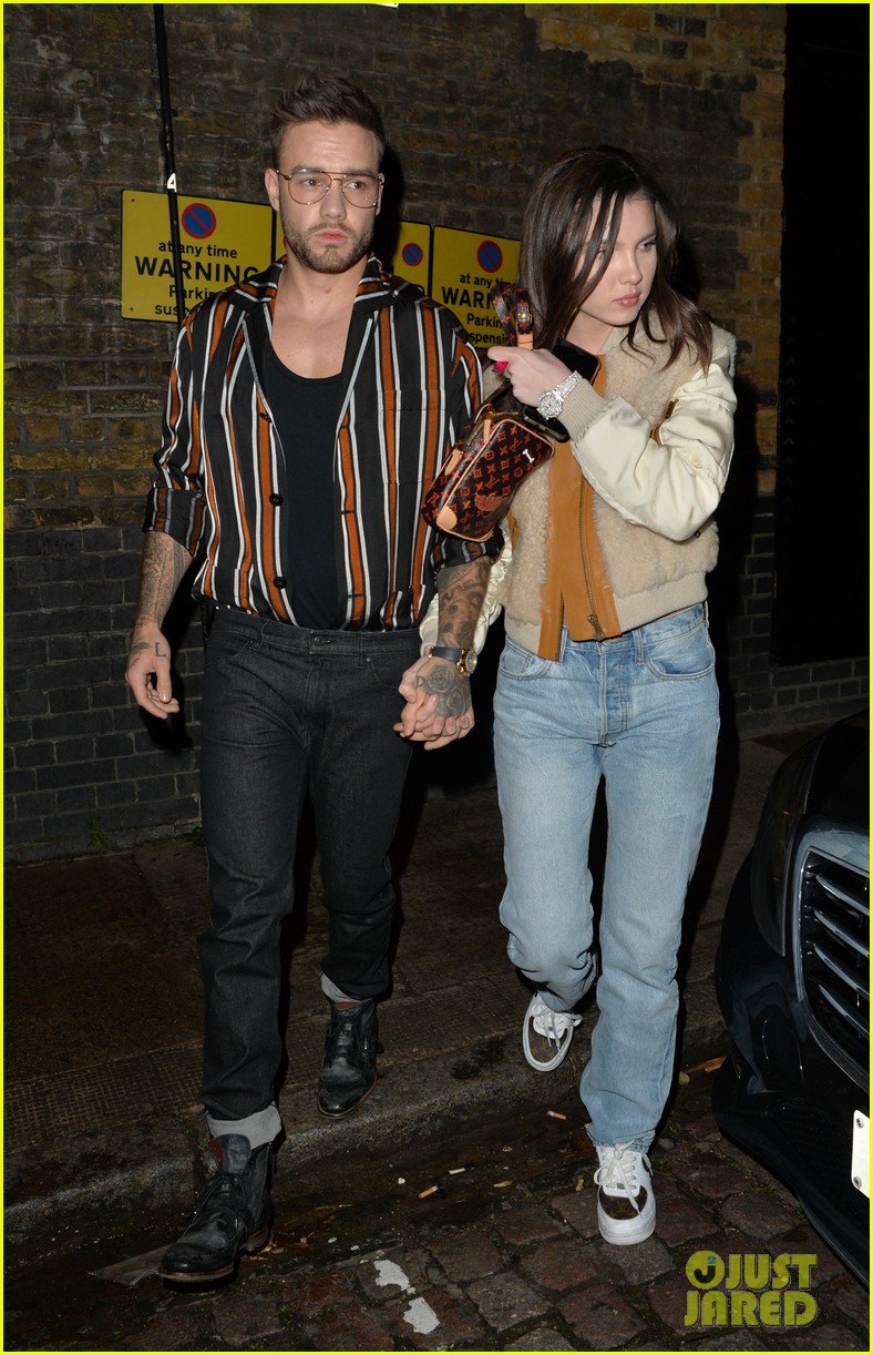 liam payne maya henry hold hands night out in london 01