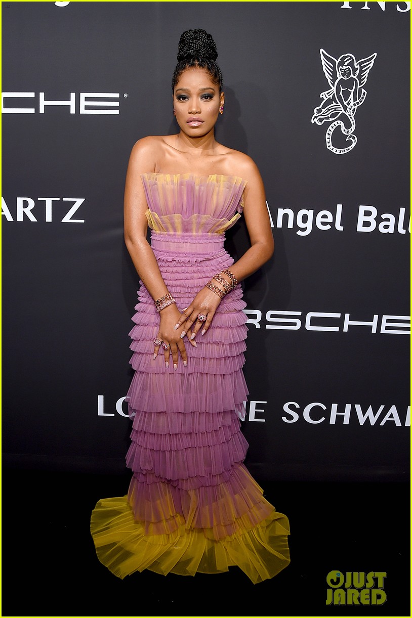 keke palmer looks amazing in two different looks at angel ball 09