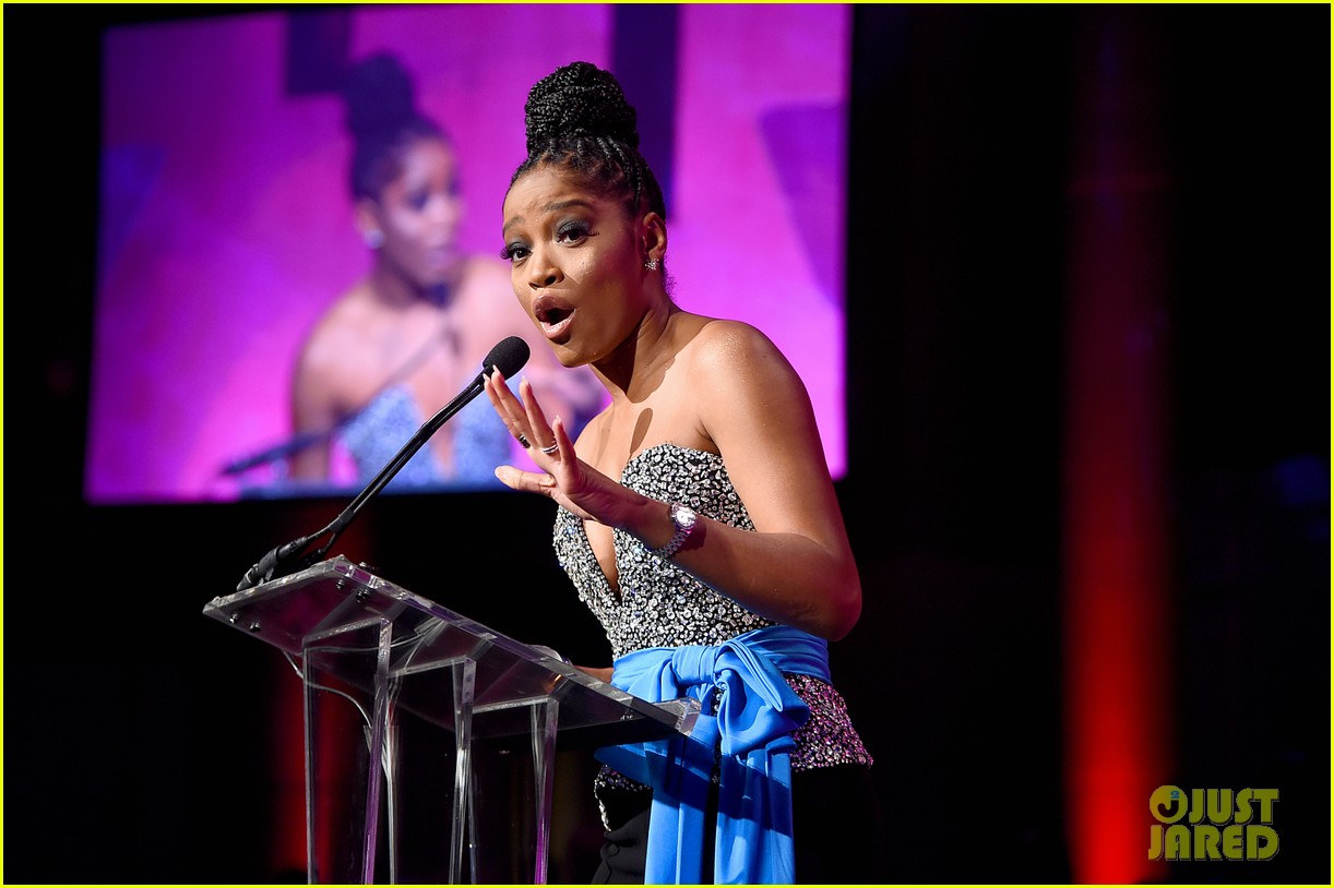 keke palmer looks amazing in two different looks at angel ball 10