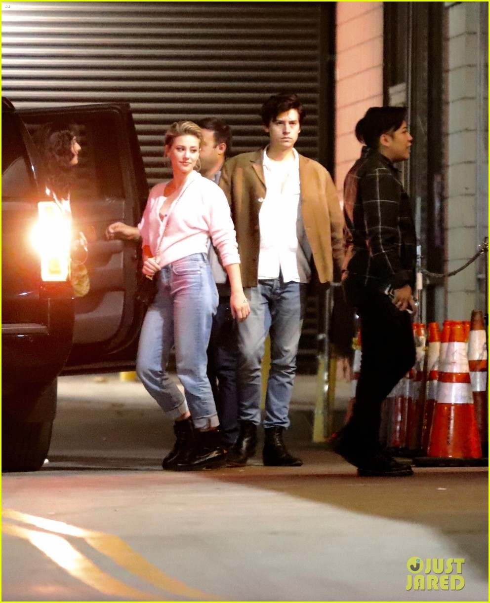 lili reinhart and cole sprouse show some sweet pda at dinner 05