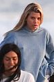 sofia richie practices group meditation on the beach in malibu 04