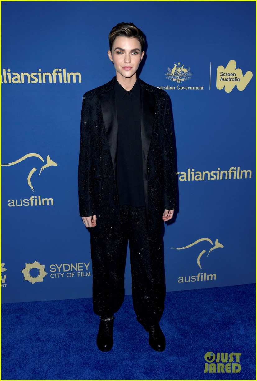 dominic sherwood ruby rose suit up for australians in film awards 05