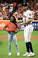 simone biles does backflip before throwing first pitch at world series game 18