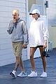 justin hailey bieber hold each other close during day out in miami 09