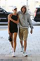 justin hailey bieber hold each other close during day out in miami 10