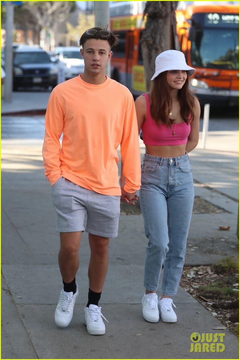 cameron dallas madisyn menchaca hold hands for lunch date 08