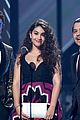 alessia cara heart print suit for latin grammys performance 05