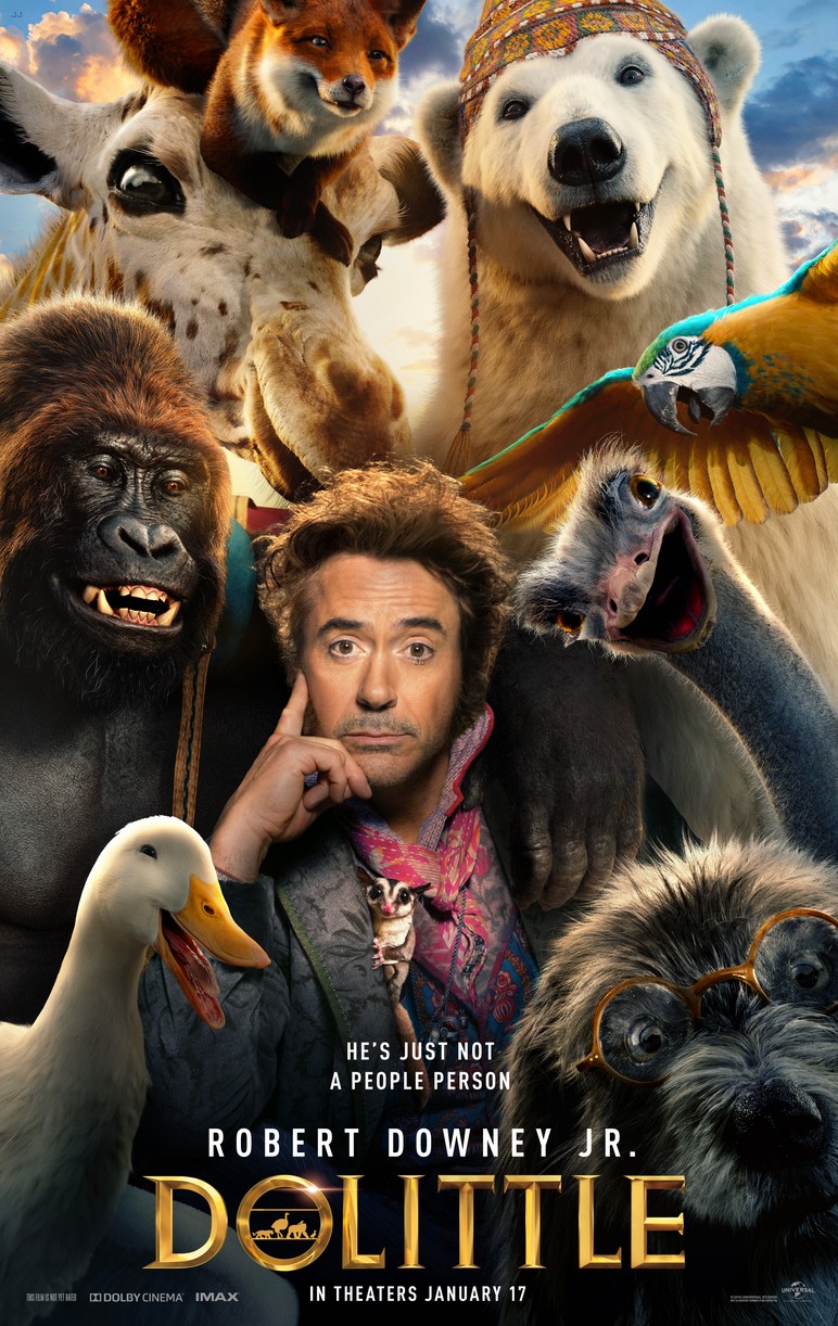 dolittle character posters debut new trailer 02