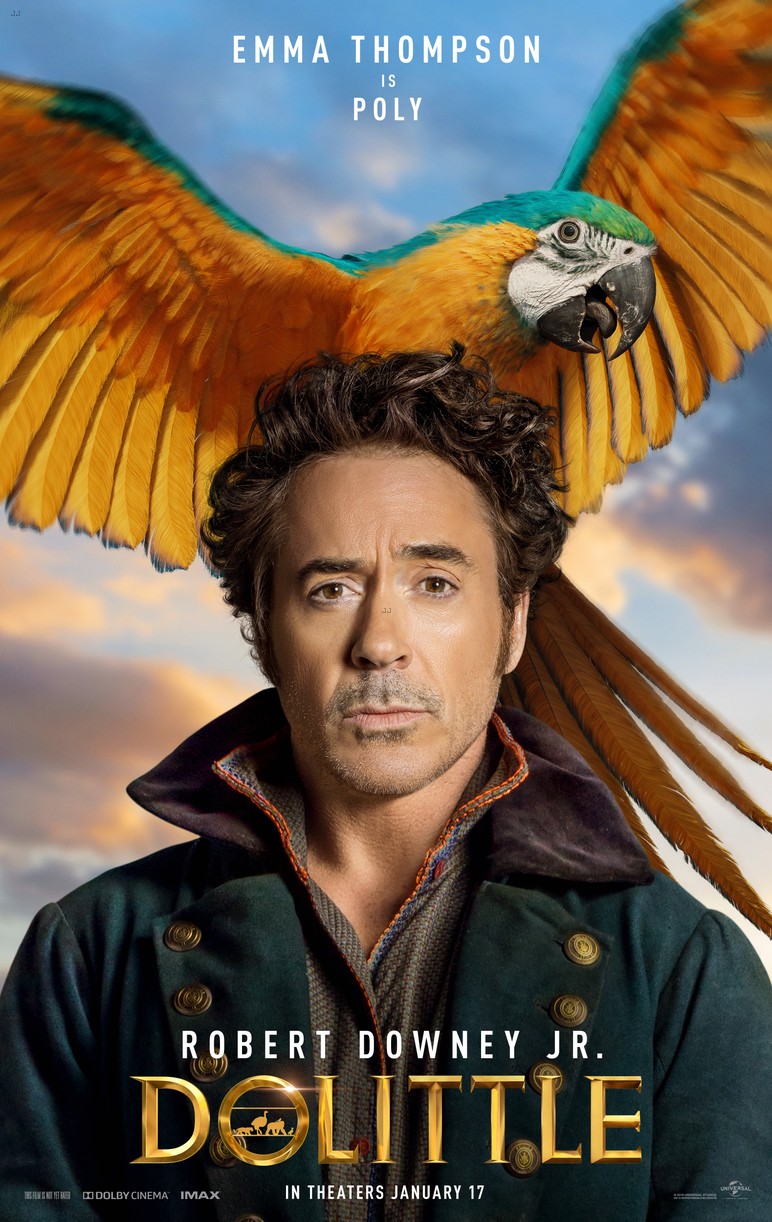 dolittle character posters debut new trailer 08