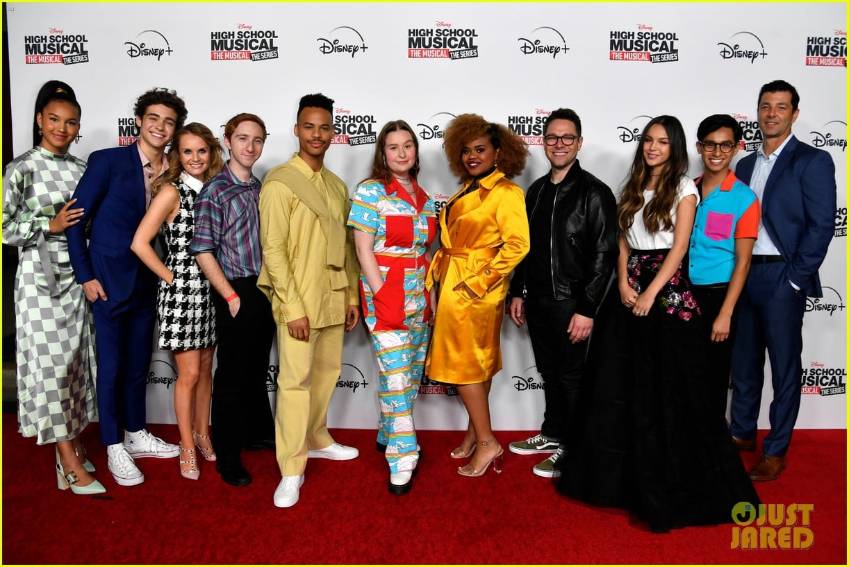 high school musical musical series cast gets silly at premiere 17