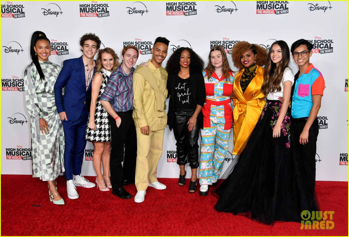 high school musical musical series cast gets silly at premiere 20