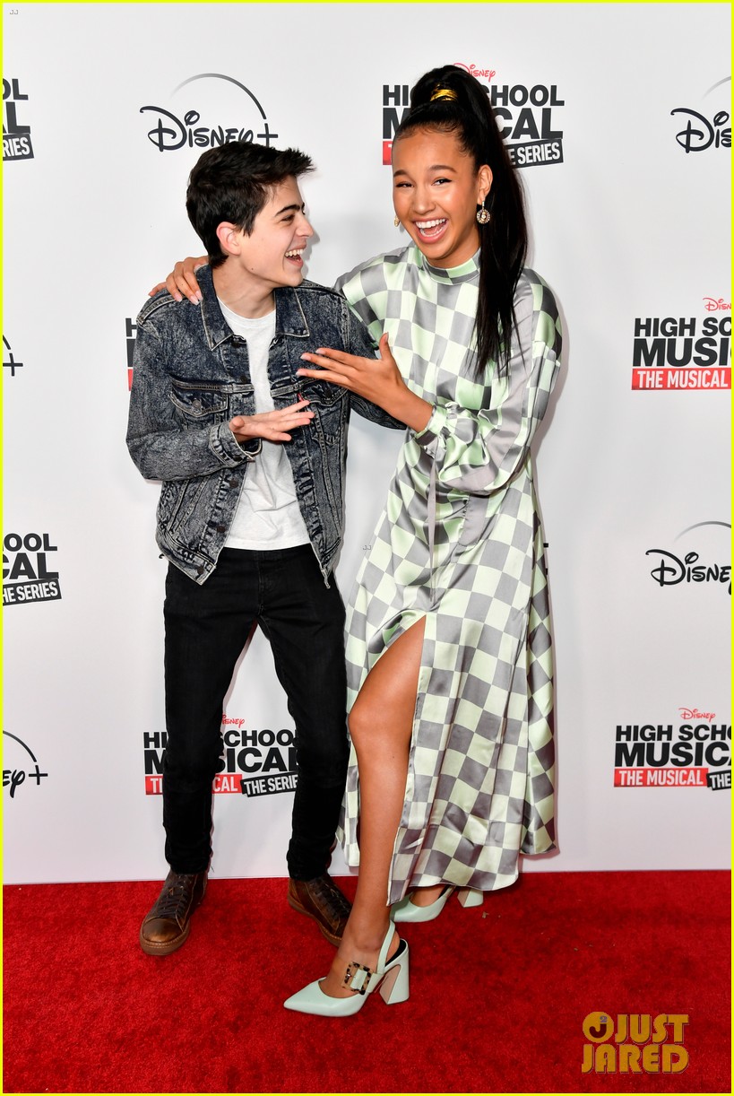 high school musical musical series cast gets silly at premiere 22