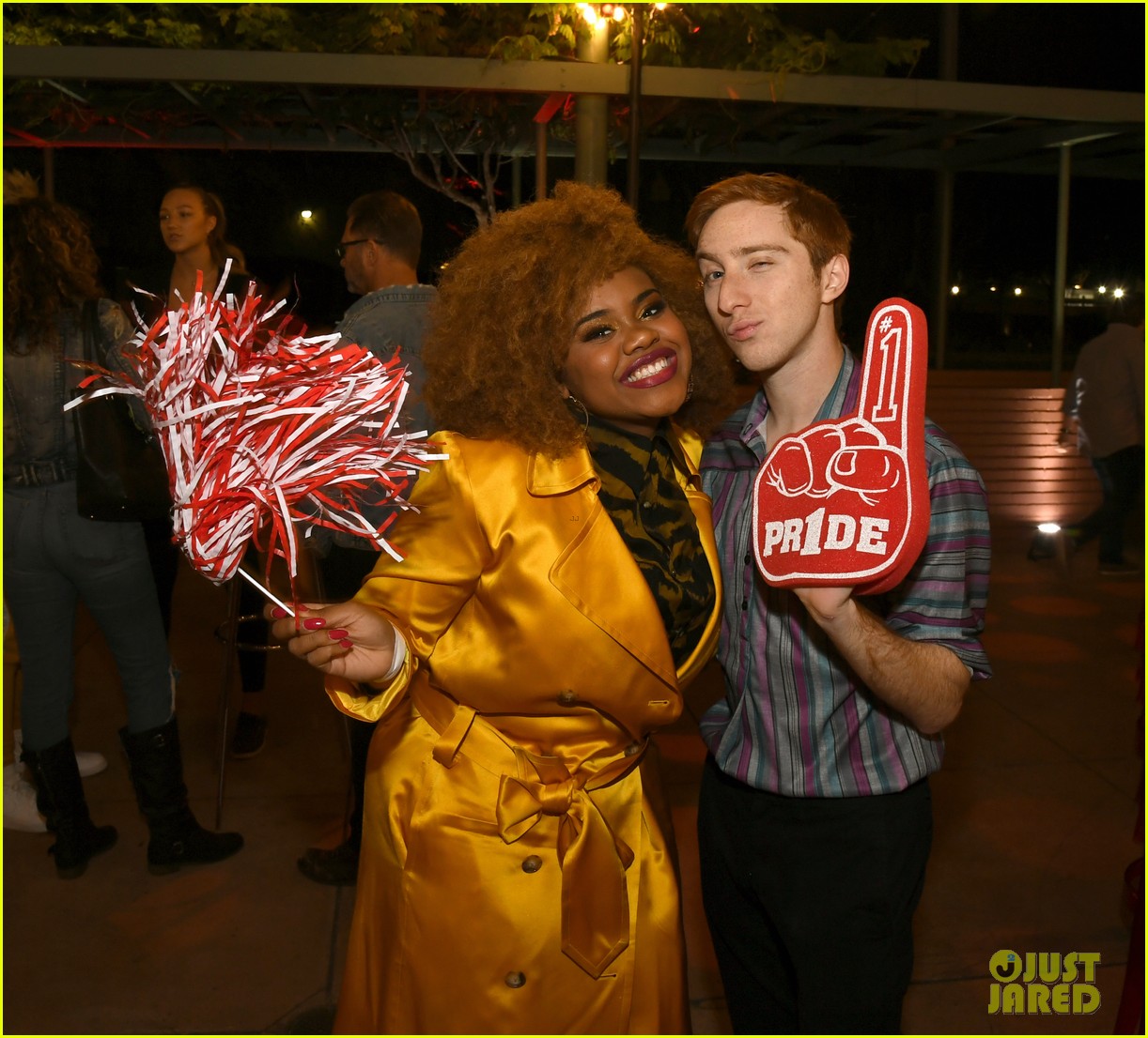 high school musical musical series cast gets silly at premiere 35