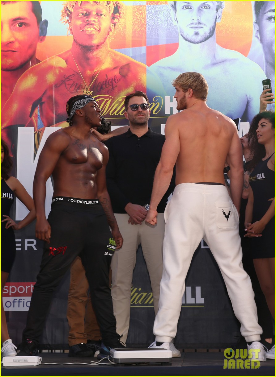 logan paul goes shirtless for weigh in before fight with ksi 02