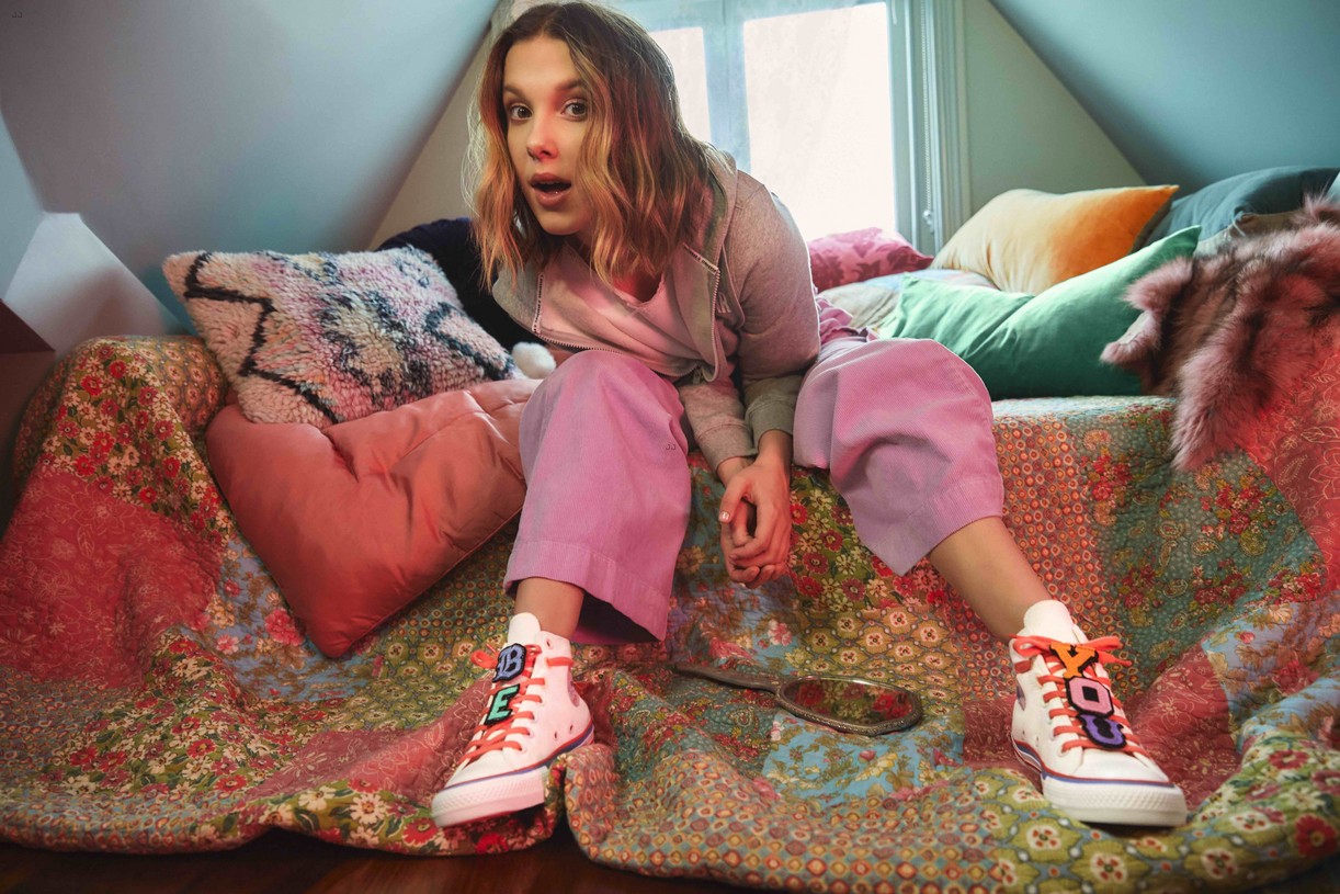 millie bobby brown converse second collection pics 22