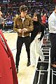 shawn mendes camila cabello share smooch clippers game 02