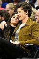 shawn mendes camila cabello share smooch clippers game 03