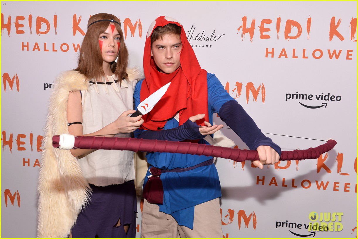 dylan sprouse barbara palvin halloween party 02