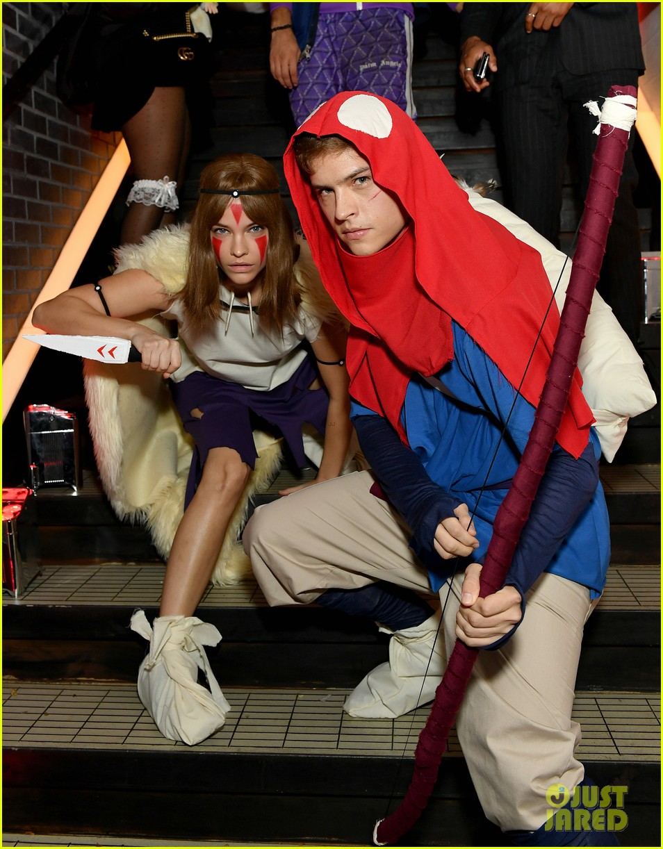 dylan sprouse barbara palvin halloween party 03