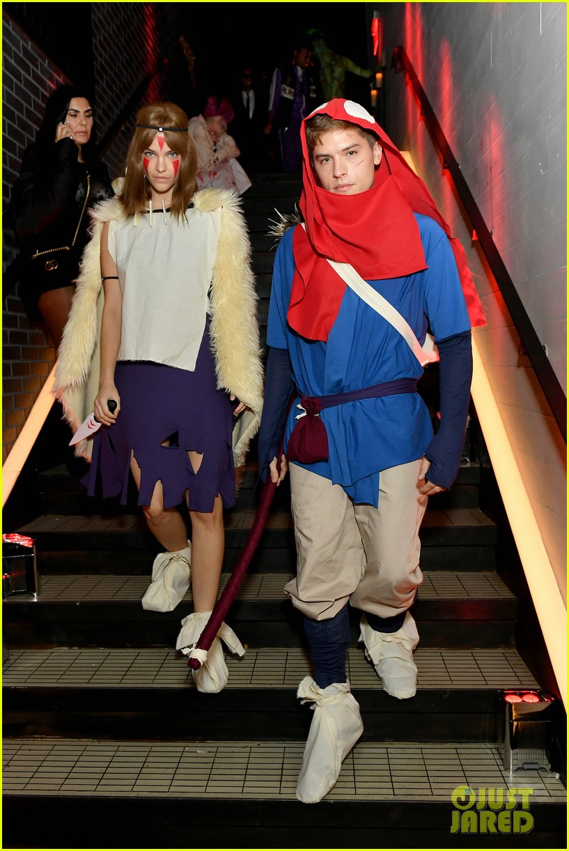 dylan sprouse barbara palvin halloween party 05