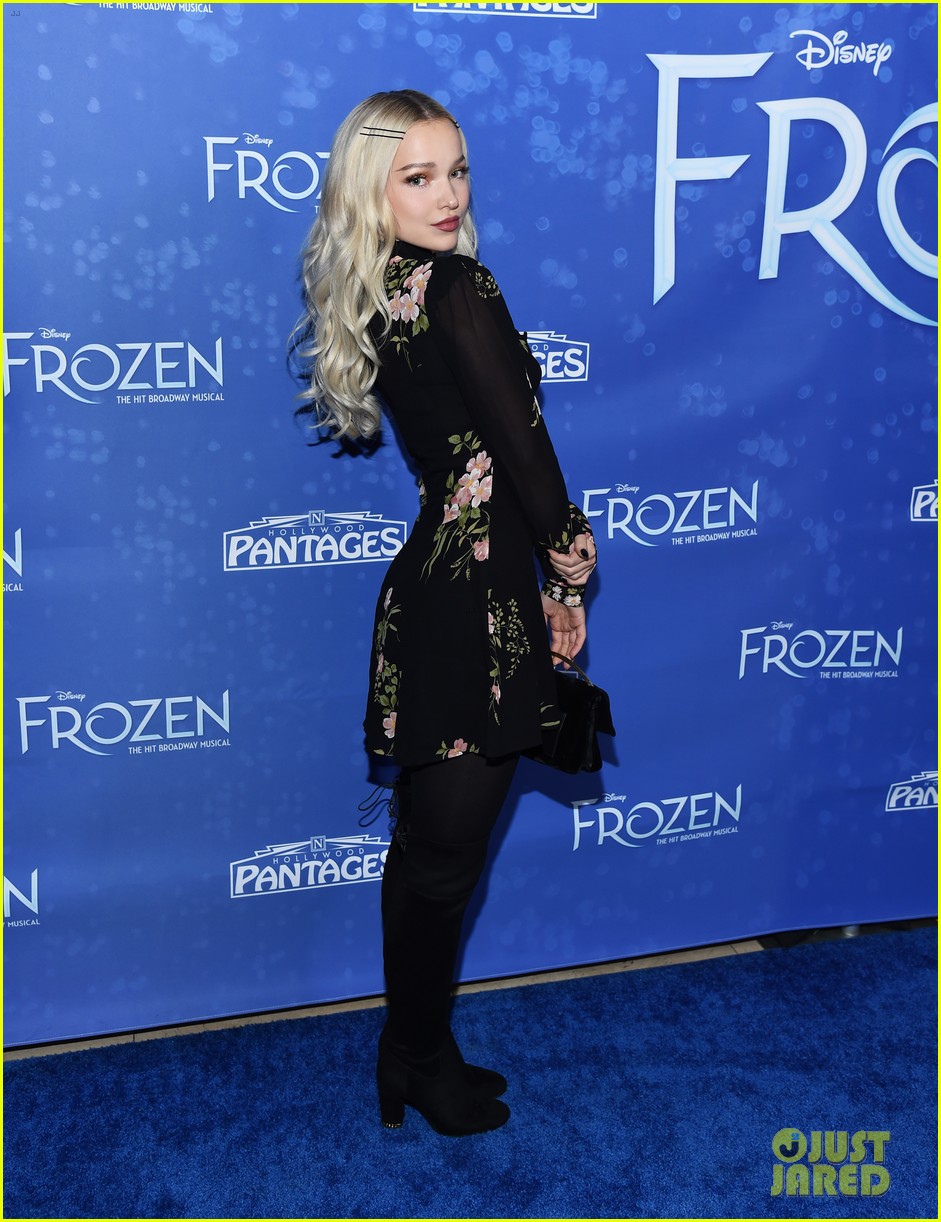 dove cameron frozen play opening night 04