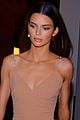 kenall jenner goes sultry flesh colored dress night out 02