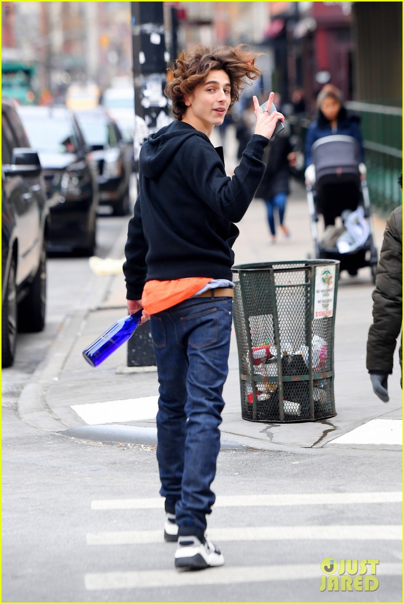timothee chalamet all smiles day out nyc 05
