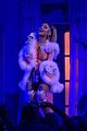 ariana grande goes sultry lingerie medley of her hits grammys 14
