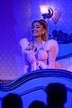ariana grande goes sultry lingerie medley of her hits grammys 16