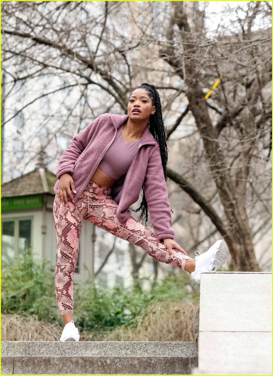 keke palmer works on fitness in nyc 02