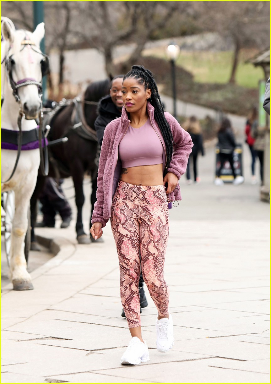 keke palmer works on fitness in nyc 03