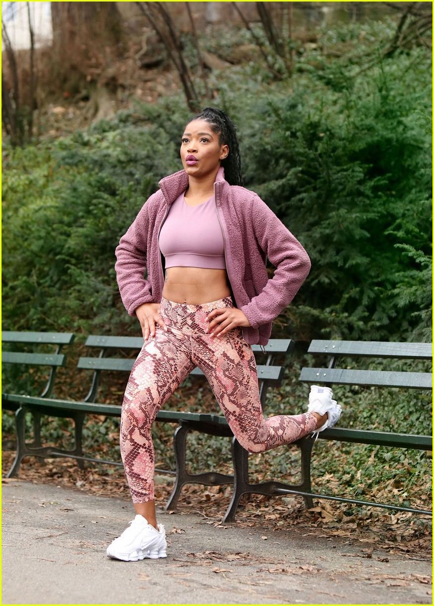 keke palmer works on fitness in nyc 04