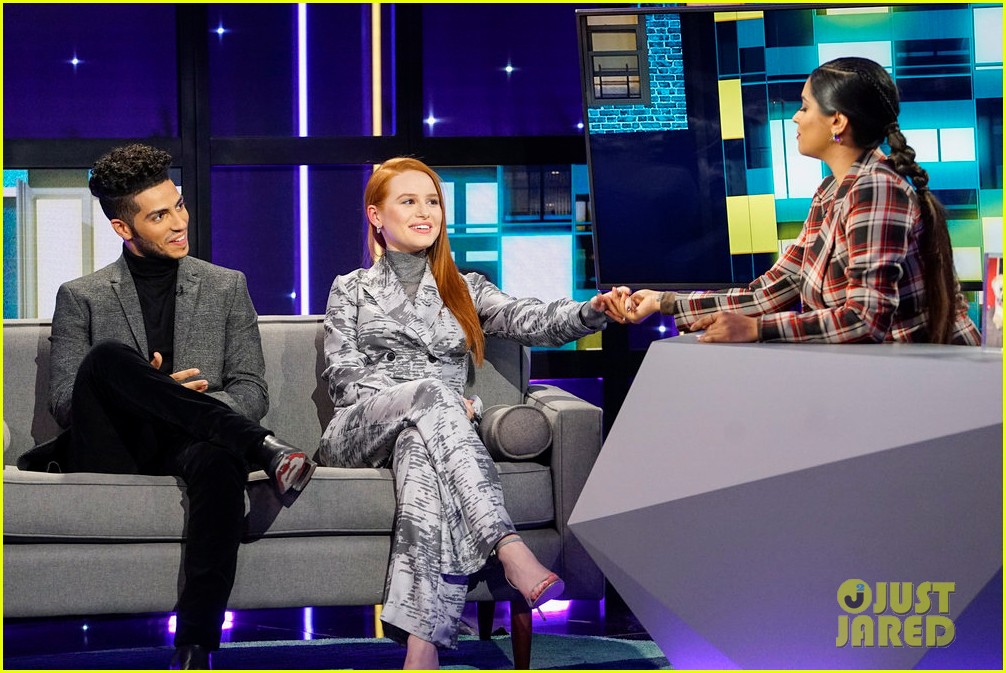 madelaine petsch opens up about doing love scenes with bff vanessa morgan on riverdale 01