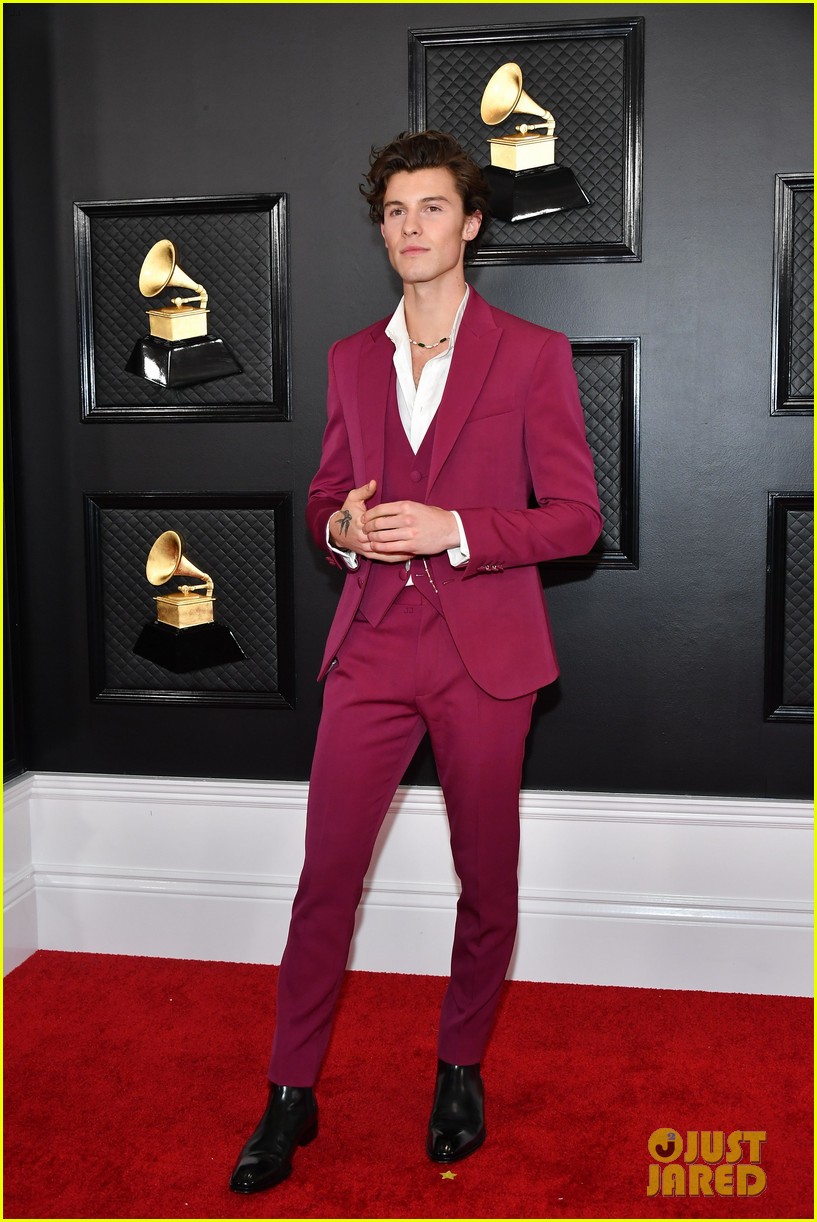 shawn mendes looks incredibly suave at grammys 07