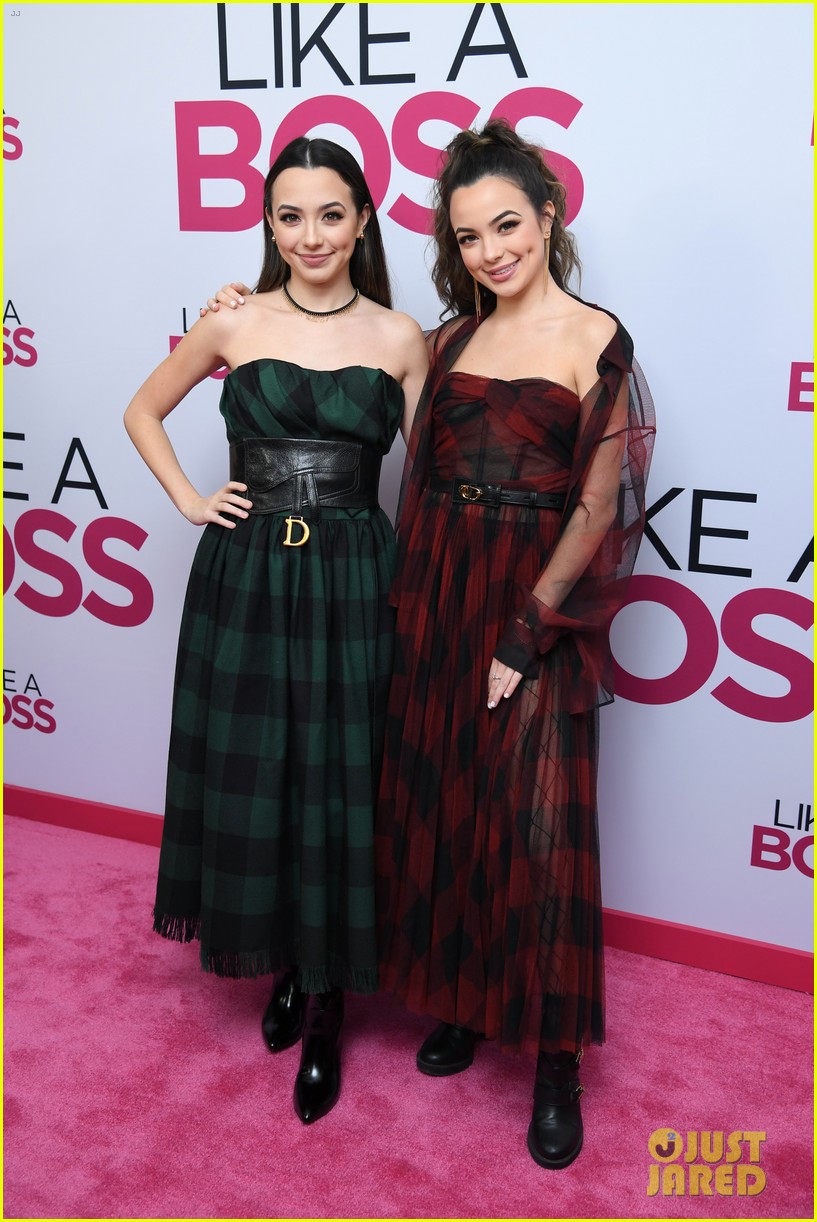 merrell twins attend like a boss premiere after celebrating 5 million subscribers 02