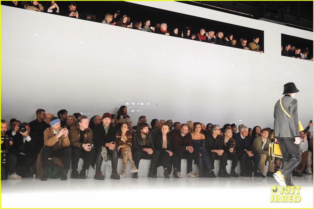 cody simpson dylan sprouse barbara palvin sit front row at fendi milan fashion show 96