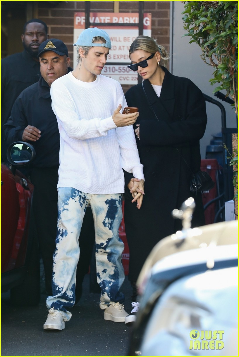 justin bieber clean shaven quality time with hailey 06
