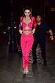 kendall jenner pink outfit nyc strive be better quote 02