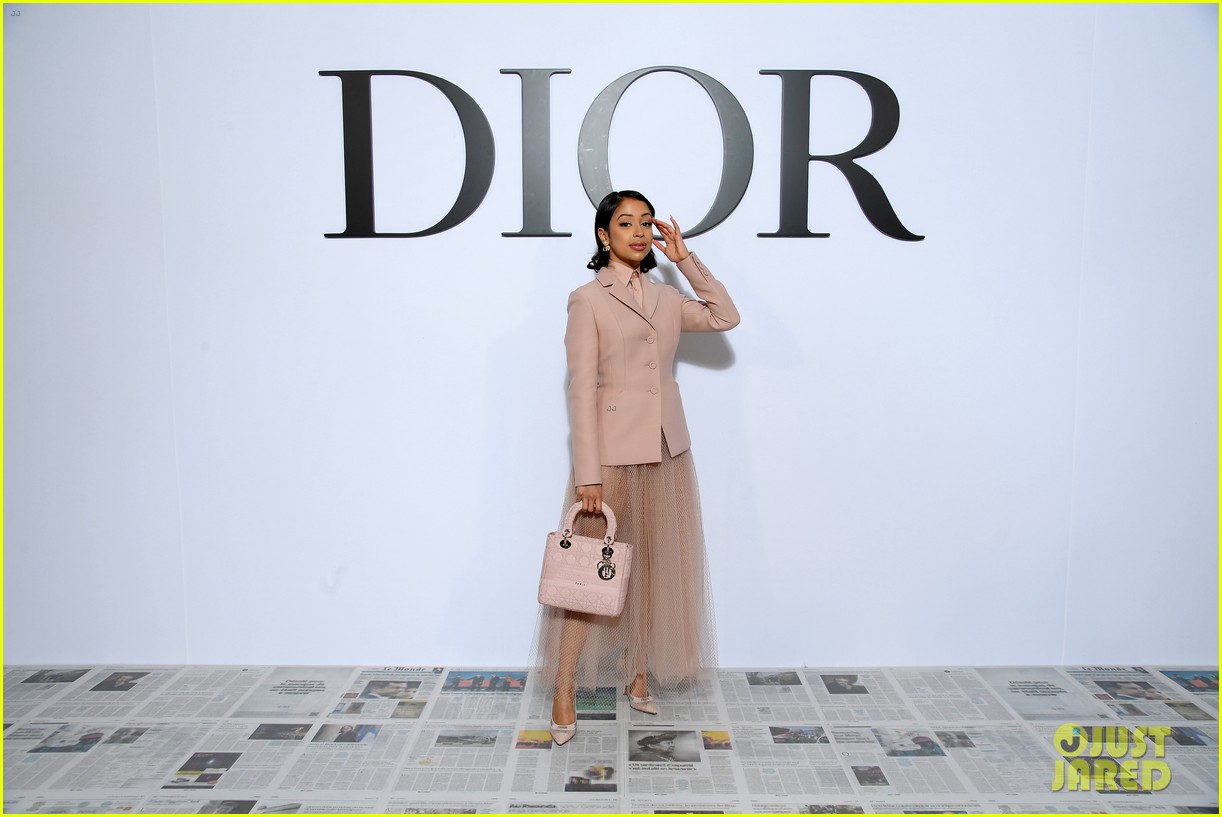 nina dobrev maya hawke liza koshy attend dior paris fashion show 10
