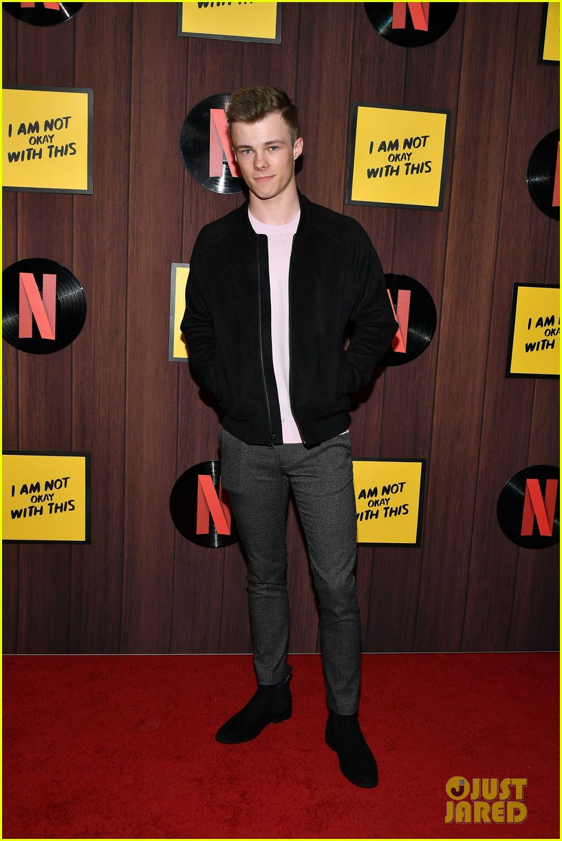 on my block more netflix stars at i am not okay with this premiere 06