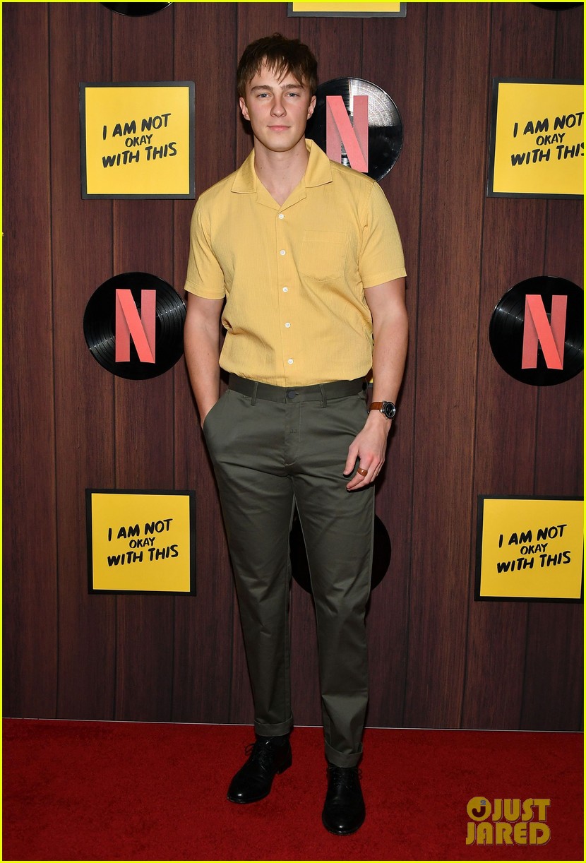 on my block more netflix stars at i am not okay with this premiere 09