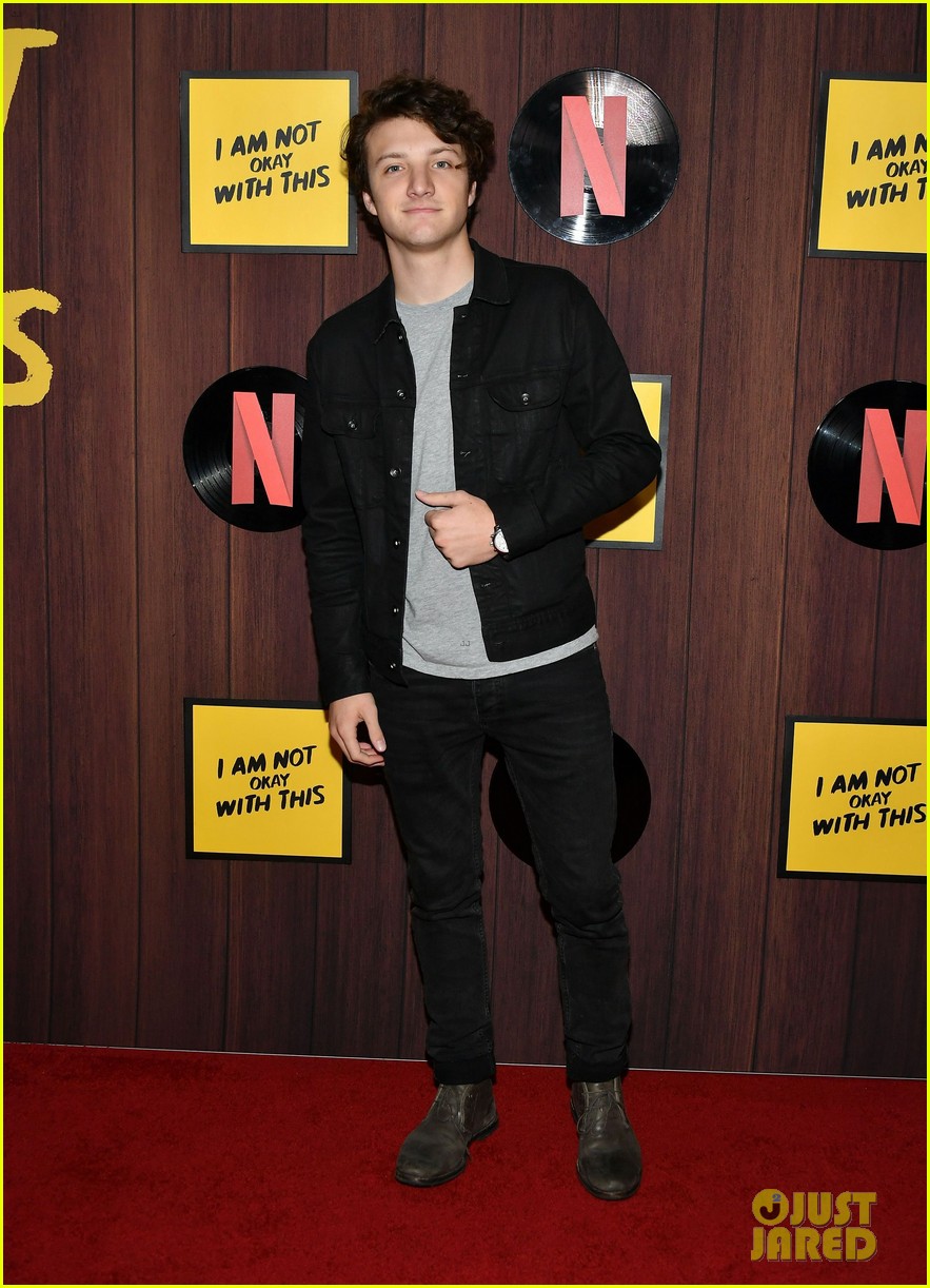 on my block more netflix stars at i am not okay with this premiere 19