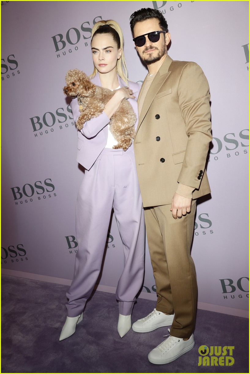 madelaine petsch surrounds herself with friends at boss fashion show in milan 28