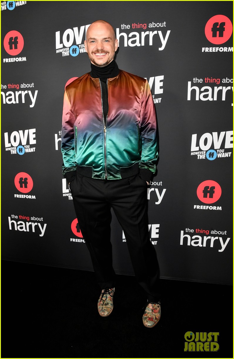 good trouble cast support ep peter paige at the thing about harry premiere 12