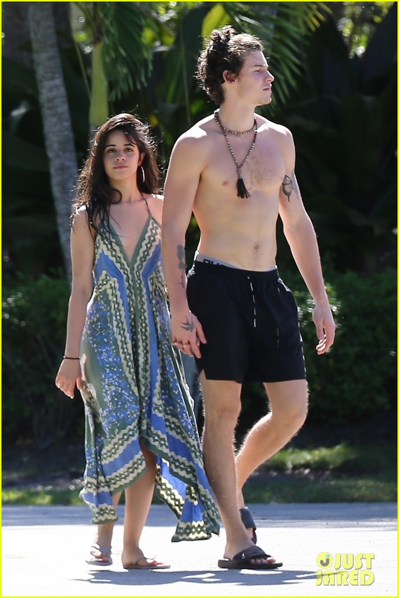 shawn mendes goes shirtless for sunday stroll with camila cabello 42