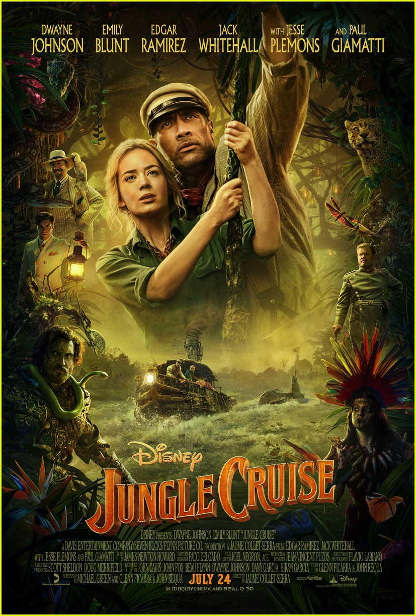 dwayne johnson emily blunt show off some of the jungle cruise comedy in new trailer 02