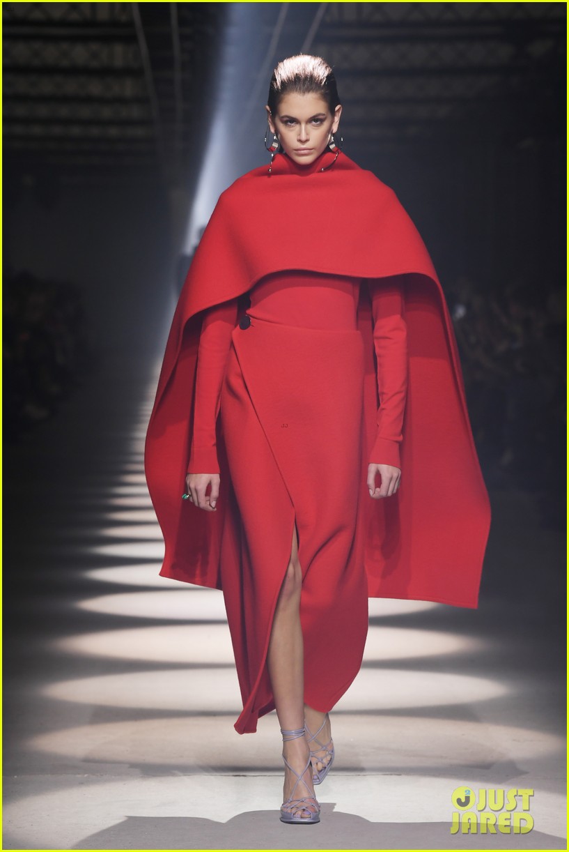 kaia gerber hits two runways at paris fashion week on sunday 05
