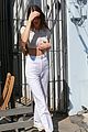 kendall jenner bares her midriff out to lunch in weho 02