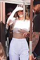 kendall jenner bares her midriff out to lunch in weho 03
