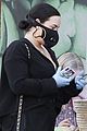 demi lovato mask gloves stocking up on groceries coronavirus fears 07